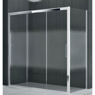 Drzwi prysznicowe Novellini Rose Rosse 3P 86-92 cm trzyczęściowe przesuwne do ścianki lub wnęki- sanitbuy.pl