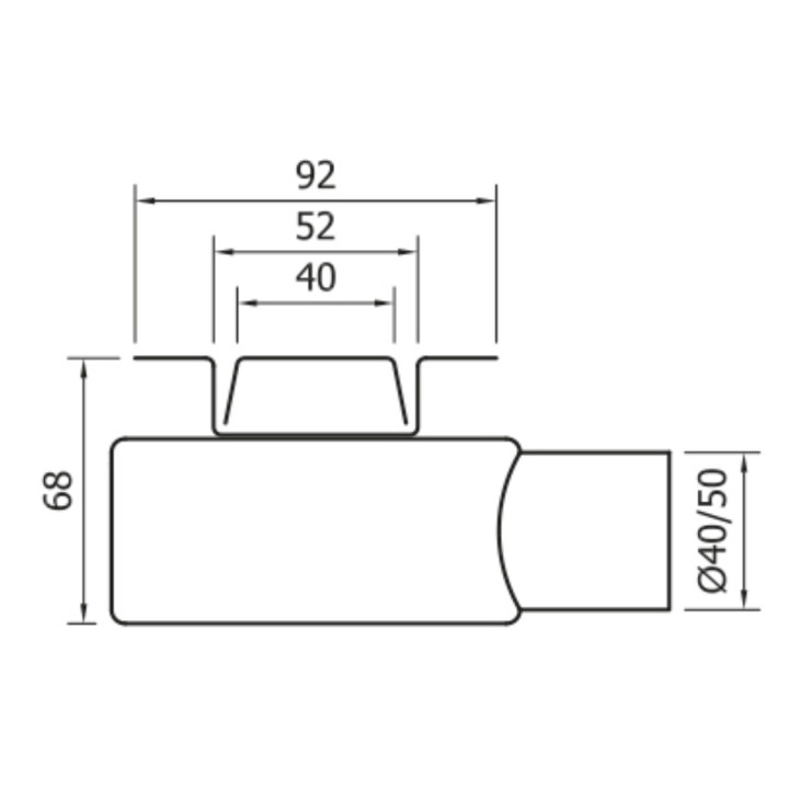 Odpływ liniowy, pełny zestaw, Wiper New Invisible, 500mm, do zabudowania płytkami, wykończenie szlif/mat