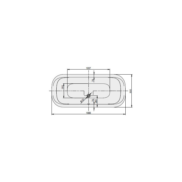 Wanna owalna Sanplast Basic WOW/BASIC 80x180+STW Do zabudowy 180x80 cm - biała
