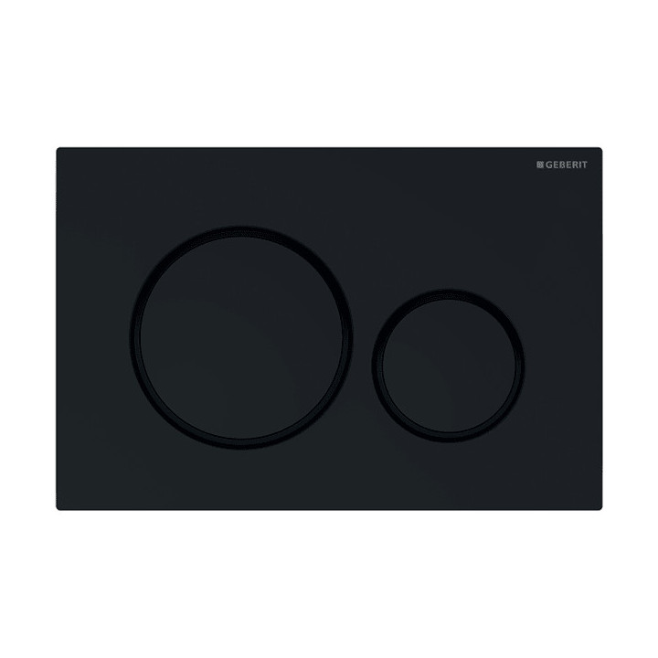 Przycisk uruchamiający Geberit Sigma20, do spłukiwania dwudzielnego, imitacja betonu/chrom