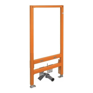 Stelaż Jomo do toalety WC podwieszanej H112 z przyciskiem Exclusive 2.0 białym, wspornikami oraz matą wygłuszającą