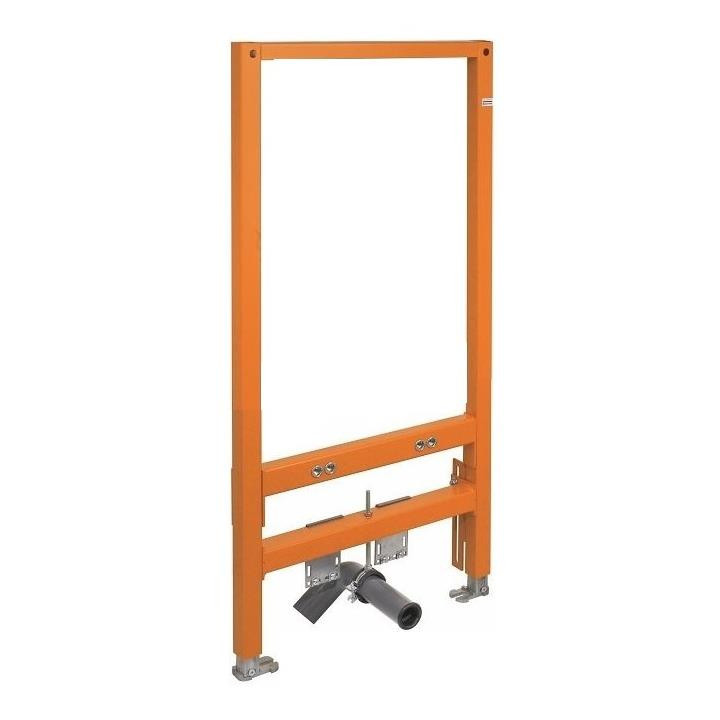 Stelaż Jomo do toalety WC podwieszanej H112 z przyciskiem Exclusive 2.0 białym, wspornikami oraz matą wygłuszającą