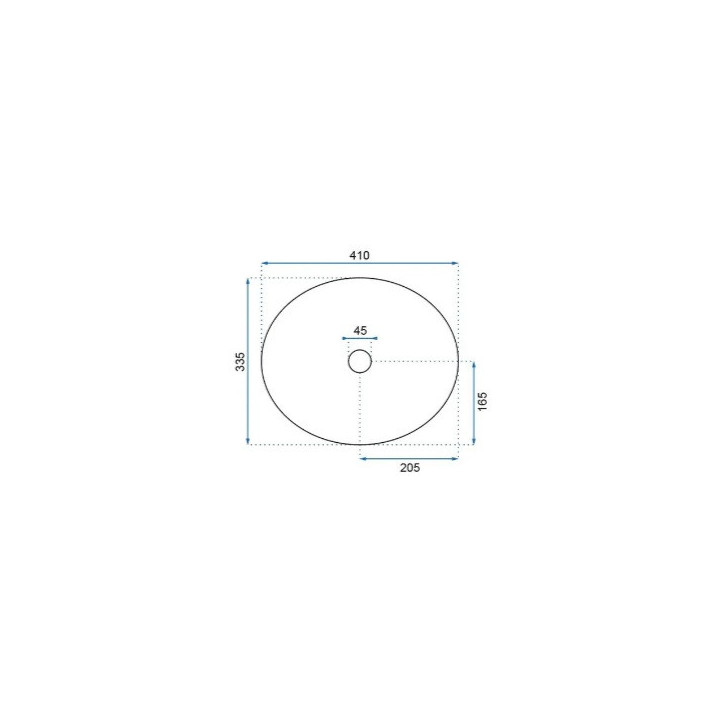 Umywalka nablatowa REA Rea Sofia Aiax Marmur, bez przelewu, bez otworu na baterię - imitacja kamienia