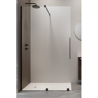 Radaway Furo kabina Walk-in 120x200cm lewa szkło przejrzyste 10106638-01-01L/10110594-01-01