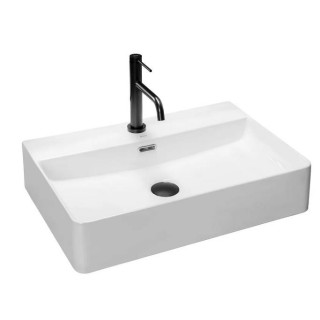 Umywalka REA Demi Slim, nablatowa 51x39x13,5 cm