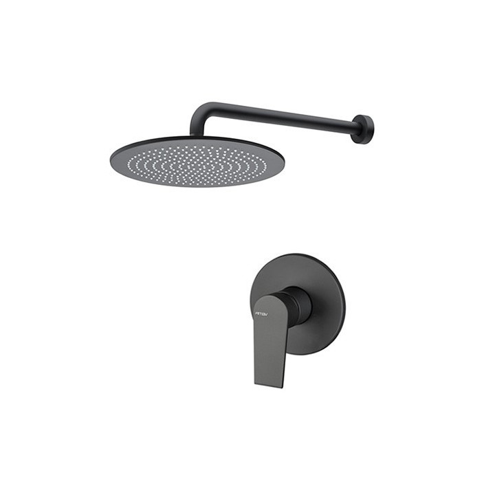 Zestaw natryskowy Vema Timea, podtynkowy, 1 wyjście wody, deszczownica 20cm, chrom