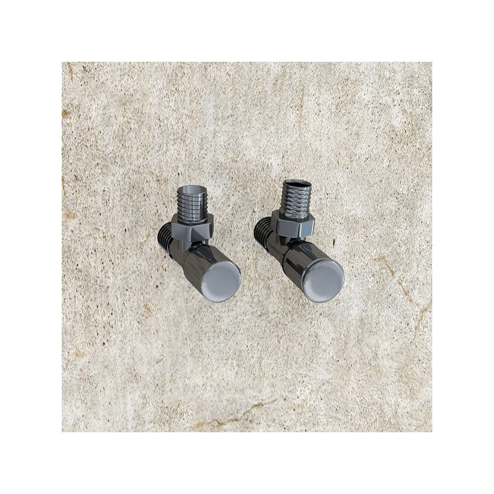 Komplet zaworów Imers kątowych w stylu modern - mosiądź- sanitbuy.pl