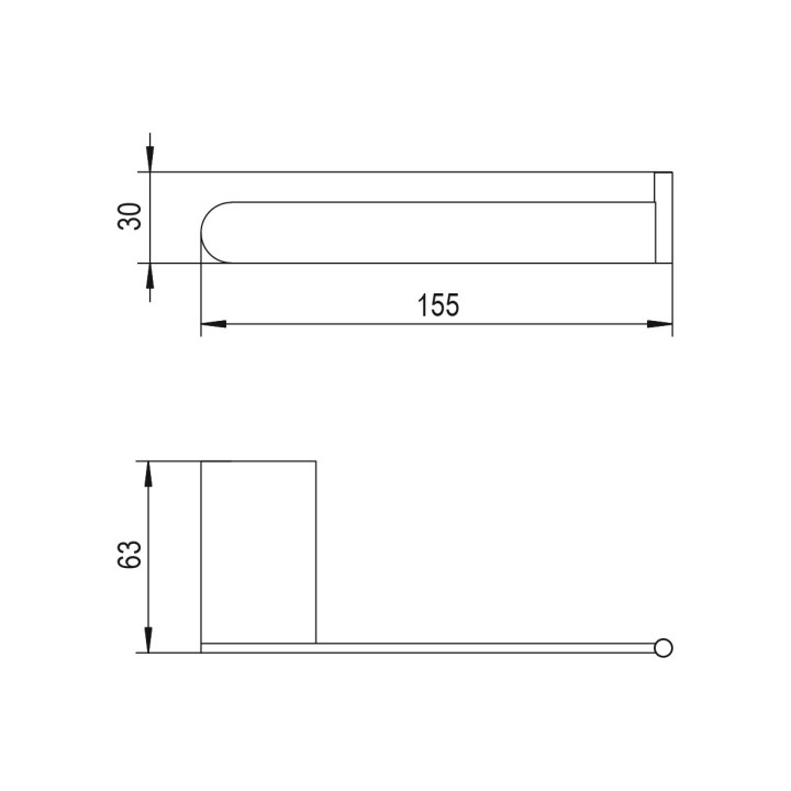 Haczyk ścienny Bruma Artic, sunrise