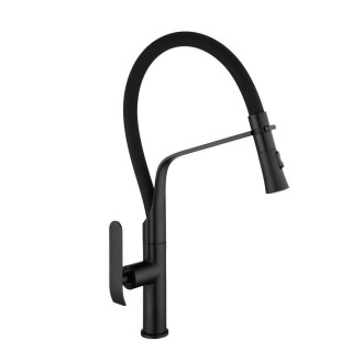 Bateria kuchenna Rea Talisa Black, wysoka, czarny mat