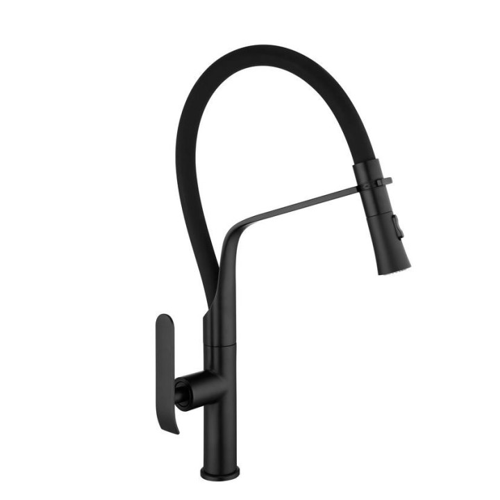 Bateria kuchenna Rea Talisa Black, wysoka, czarny mat