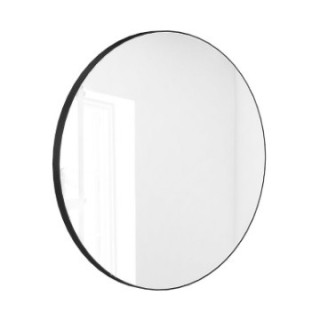 Lustro okrągłe Massi VALO Slim, 100 cm - czarne