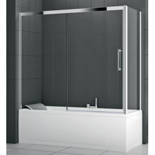 Parawan nawannowy Novellini Rose Rosse 2PV z drzwiami przesuwnymi (lewe) do wnęki lub ścianki bocznej - 176 cm- sanitbuy.pl