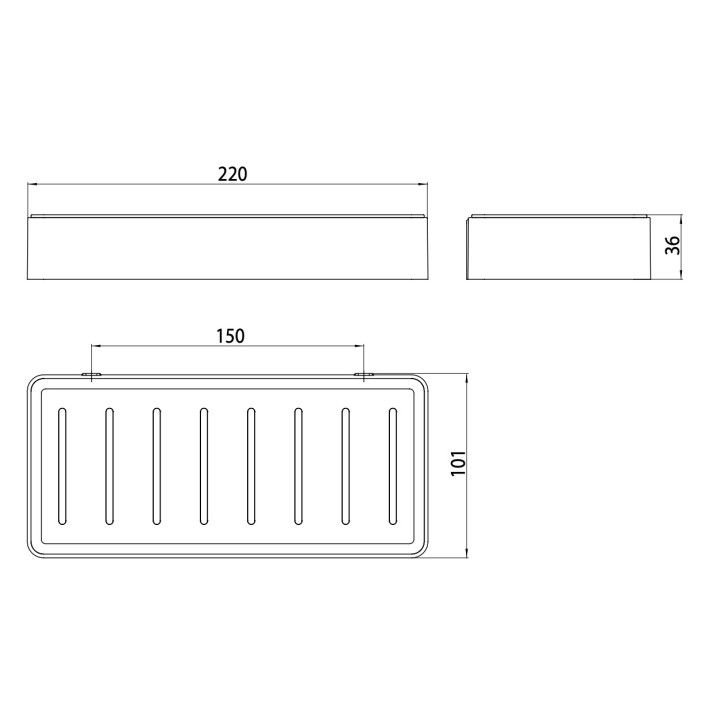 Uchwyt na papier toaletowy Emco Art, bez pokrywy, chrom