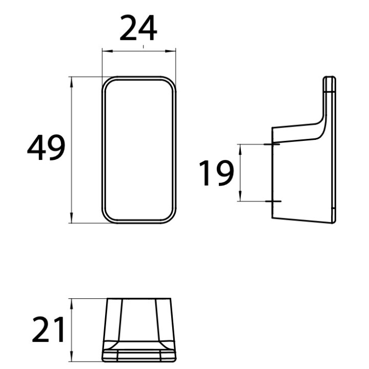 Wieszak na ręczniki Emco Art, podwójny, 43cm, regulowany, chrom
