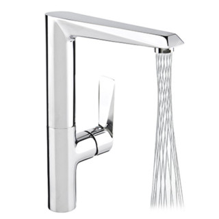 Bateria kuchenna Valvex Aurora, stojąca, wysokość 365mm, dźwignia z boku, chrom