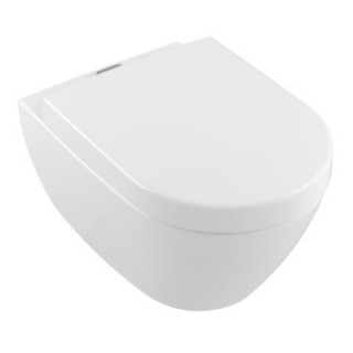 Zestaw Villeroy & Boch Subway 2.0 miska WC wisząca+deska sedesowa wolnoopadająca, Weiss Alpin