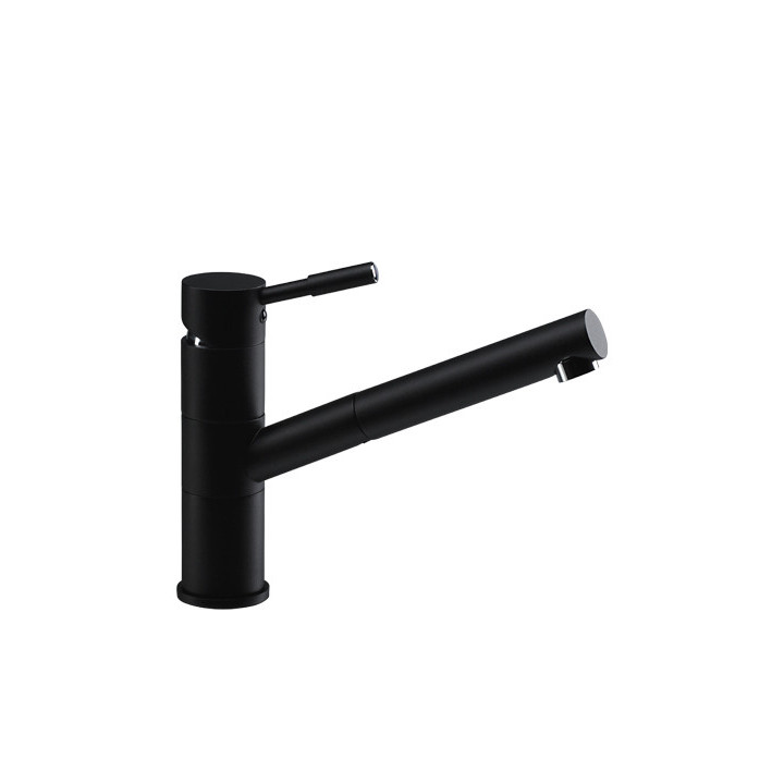 Bateria kuchenna Valvex Vegane, stojąca, wyciągana i obracana wylewka, chrom