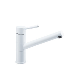 Bateria kuchenna Valvex Vegane, stojąca, wyciągana i obracana wylewka, chrom