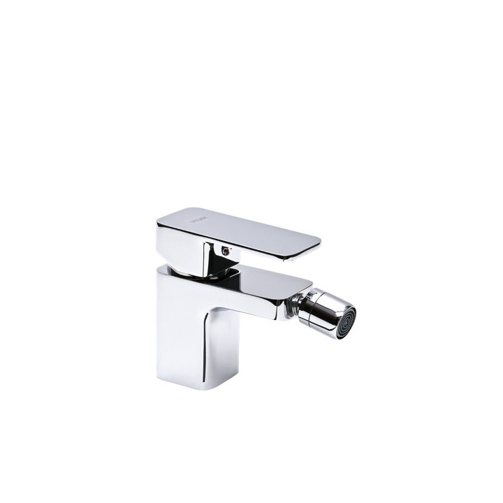 Bateria bidetowa Valvex Vegane, stojąca, wysokość 145mm, korek automatyczny, chrom