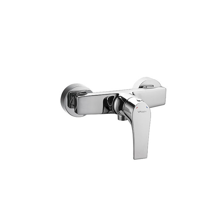 Bateria natryskowa Valvex Tube, natynkowa, jednouchwytowa, chrom