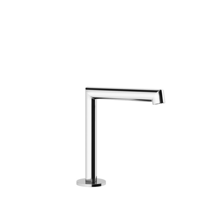 Bateria umywalkowa Gessi Anello, stojąca, z dźwignią z boku, wysokość 253mm, wylewka 160mm, bez korka, chrom