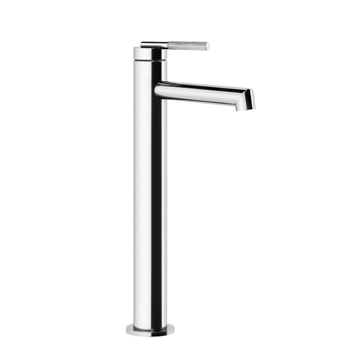 Bateria umywalkowa Gessi Ingranaggio, stojąca, wysokość 326mm, wylewka 128mm, korek automatyczny, chrom
