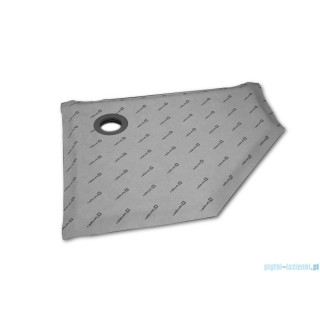 PYTAJ O RABAT ! Kwadratowy brodzik podpłytkowy z odpływem liniowym 99x99cm grub. płytek 8-12 Radaway 