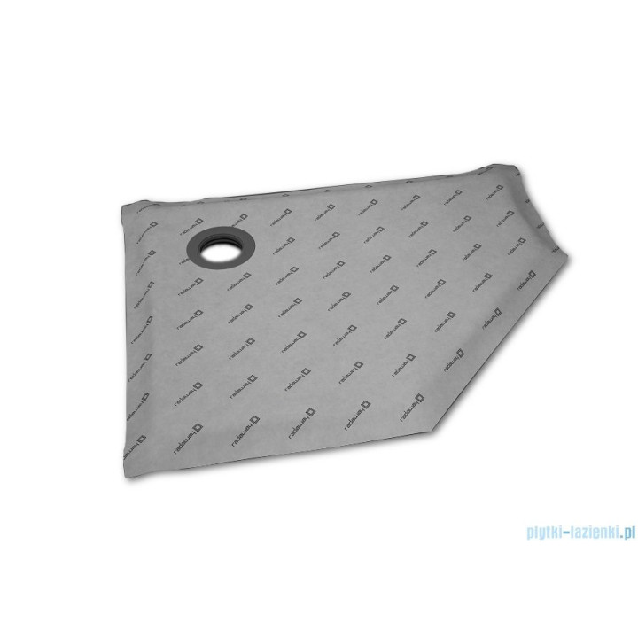 PYTAJ O RABAT ! Kwadratowy brodzik podpłytkowy z odpływem liniowym 99x99cm grub. płytek 8-12 Radaway 