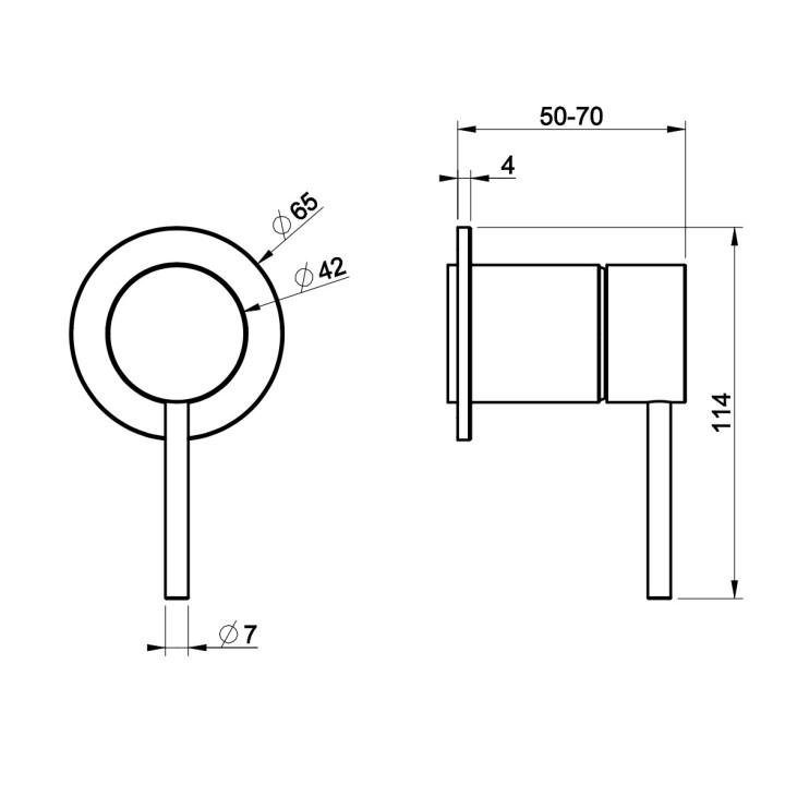 Mieszacz umywalkowy Gessi Ingranaggio, ścienny, chrom