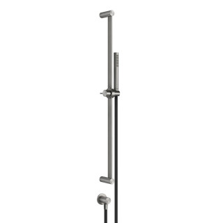 Drążek prysznicowy Gessi Ingranaggio, z słuchawką 1-funkcyjną, wężem i przyłączem kątowym, chrom