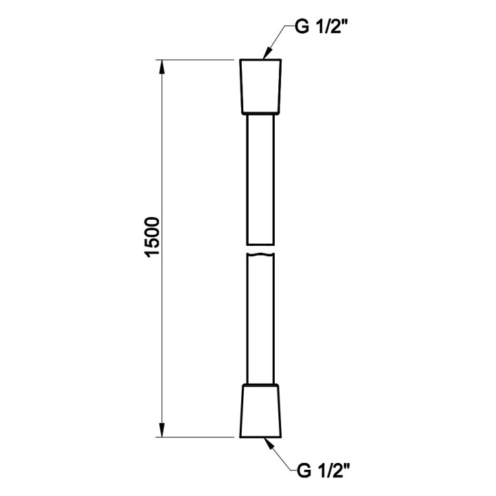 Słuchawka prysznicowa Gessi Shower316, 1-funkcyjna, stal szczotkowana
