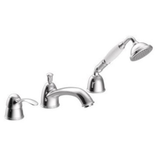 Bateria wannowa trzyotworowa Tres Clasic - chrom 