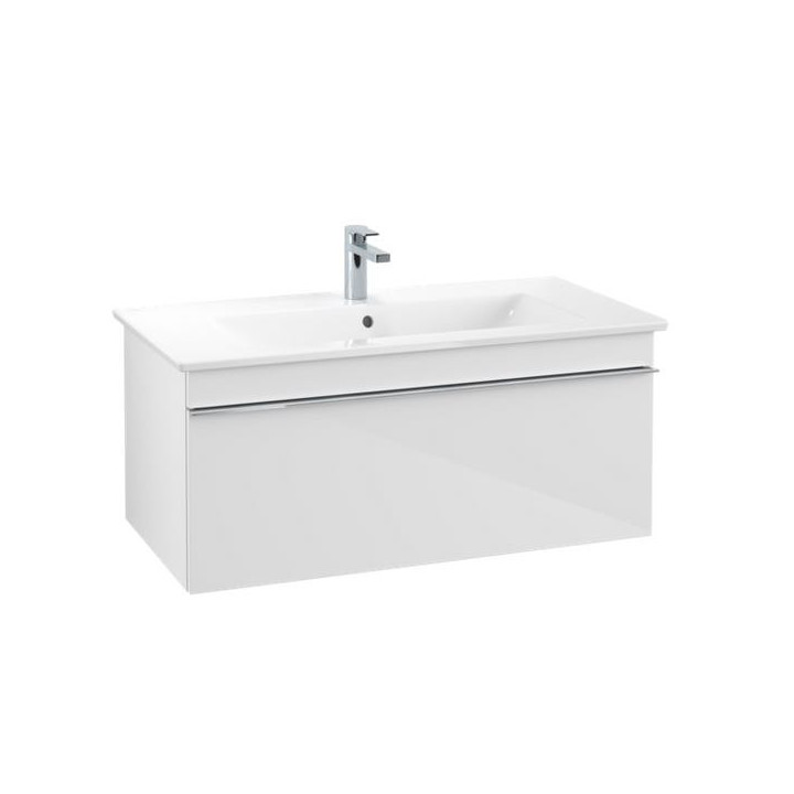Szafka podumywalkowa Villeroy&Boch Venticello. 753x590x502mm, uchwyty chrom, glossy white