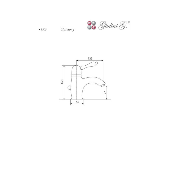 Bateria umywalkowa Giulini G. Harmony- sanitbuy.pl