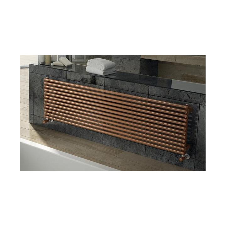 Grzejnik Irsap Sax 2 Poziomy 56x150 cm, podłączenie dolne prawe, jednorurowe (M93) - biały