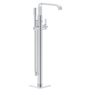 Bateria wannowa wolnostojąca Grohe Allure, wylewka 300mm, 2 wyjścia wody, zestaw natryskowy, chrom
