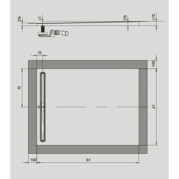 Brodzik kwadratowy Kaldewai Nexsys, 90x90cm, stal emaliowana, biały