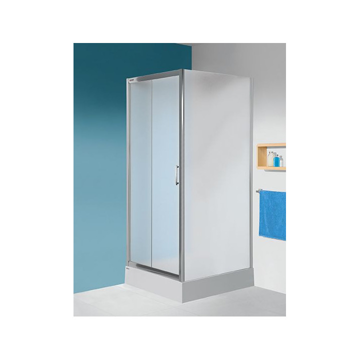 Ścianka boczna Sanplast TX SS0/TX5b-80-S, 80x190cm, szkło transparentne, profil biały