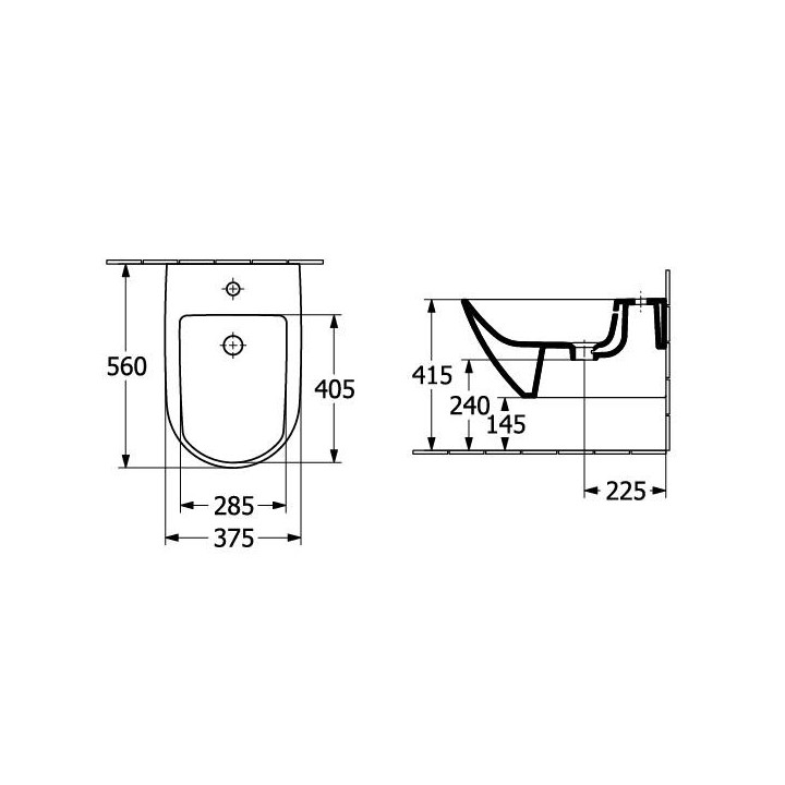 Miska wisząca WC Villeroy&Boch Subway 3.0, 56x37cm, bez kołnierza, TwistFlush, Weiss Alpin