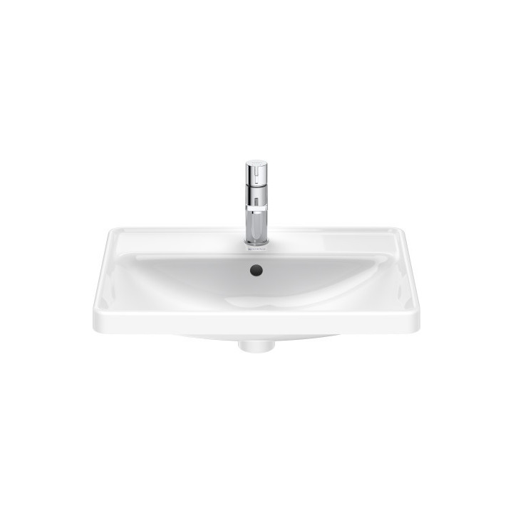 Umywalka wisząca Duravit D-Neo, 45x35cm, bez przelewu, otwór na baterię, biała