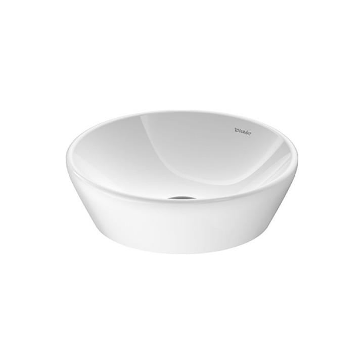 Umywalka blatowa Duravit D-Neo, 60x43,5cm, bez przelewu, bez otworu na baterię, biała