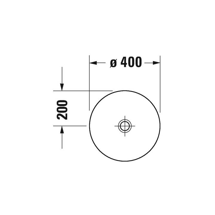 Umywalka blatowa Duravit D-Neo, 60x43,5cm, bez przelewu, bez otworu na baterię, biała