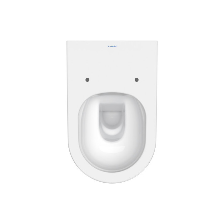 Miska toaletowa wisząca Duravit D-Neo Rimless, 54x37cm, bez rantu spłukującego, 4,5 l, UWL klasa 1, biała