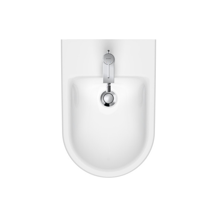 Bidet wiszący Duravit D-Neo Rimless, 54x37cm, mocowanie Durafix, biała