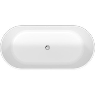 Wanna wolnostojąca Duravit D-Neo, 160x75cm, bezszwowa obudowa, DuraSolid, biała