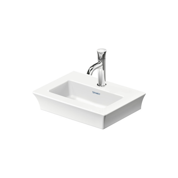 Umywalka wisząca/meblowa Duravit White Tulip, 105x49cm, z przelewem, otwór na baterię, biała