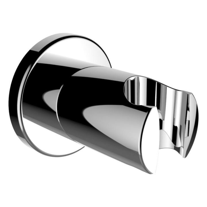 Ramię deszczownicy Laufen, ścienne, 420mm, rozeta kwadratowa, chrom