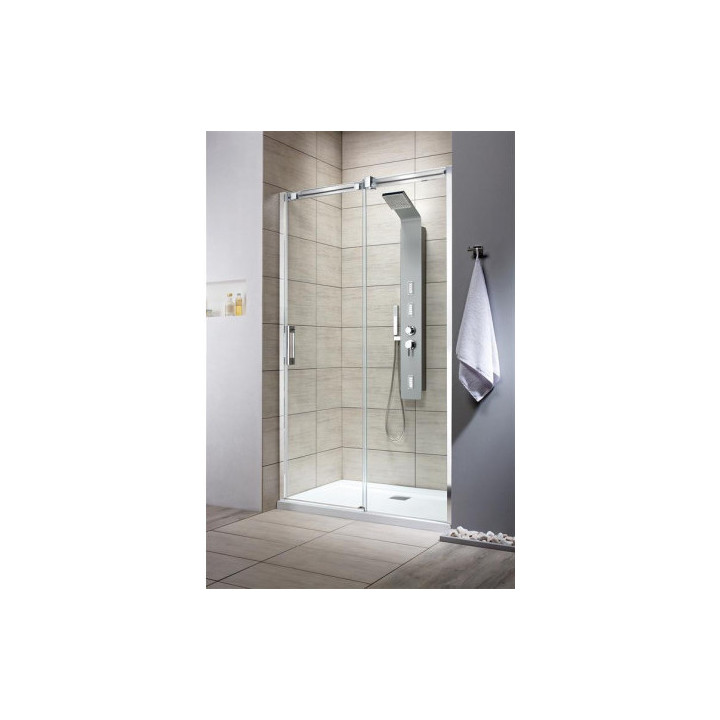 Drzwi prysznicowe Radaway Nes KDS II 120, lewe, 1200x2000mm, srebrny profil