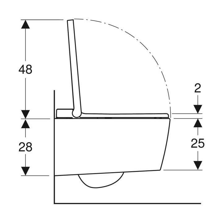 Miska WC z funkcją higieny intymnej Geberit AquaClean Sela, wisząca, biała/chrom