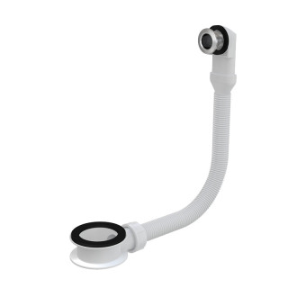 Przelew umywalkowy Alcaplast, do umywalek bez zintegrowanego przelewu, chrom